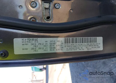 2017 Dodge Journey Sxt z USA, uszkodzony, nr VIN 3C4PDCBG7HT531354